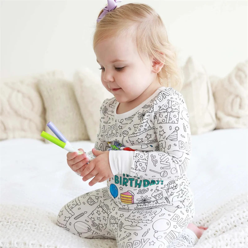 Pyjama à colorier
