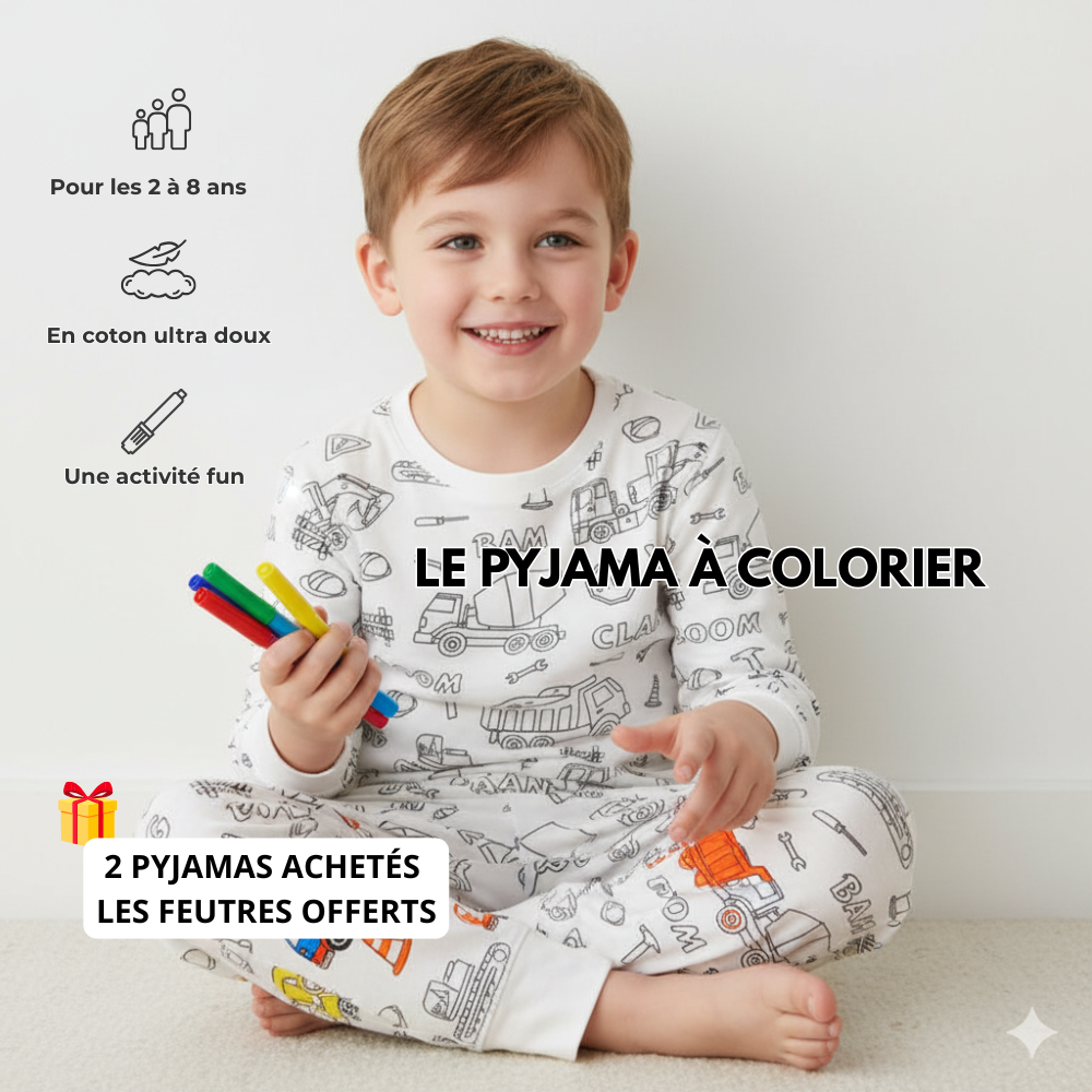 Pyjama à colorier