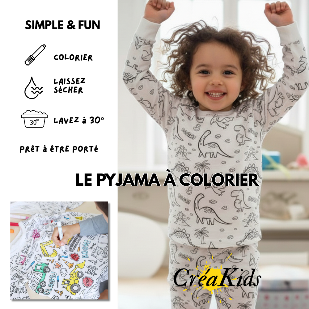 Pyjama à colorier