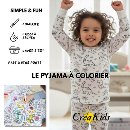 Pyjama à colorier